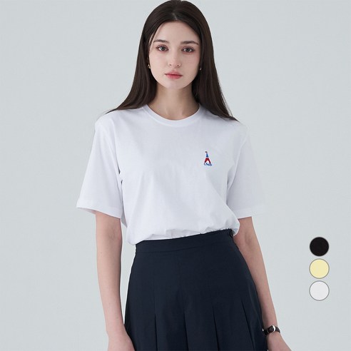 RTXSPORTS 1+1 남여공용 무지 라운드 반팔티 20~30수 면티 레이어드 커플 베이직 티셔츠 반팔티셔츠 Best Top5 11 ELLEPARIS 여성용 Eiffel 반팔 티셔츠