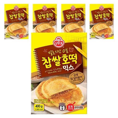 오뚜기 찹쌀호떡 믹스, 400g, 5개
