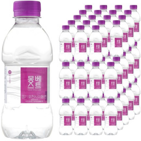 매일두유고단백, 몽베스트생수 식품  몽베스트 생수, 330ml, 60개