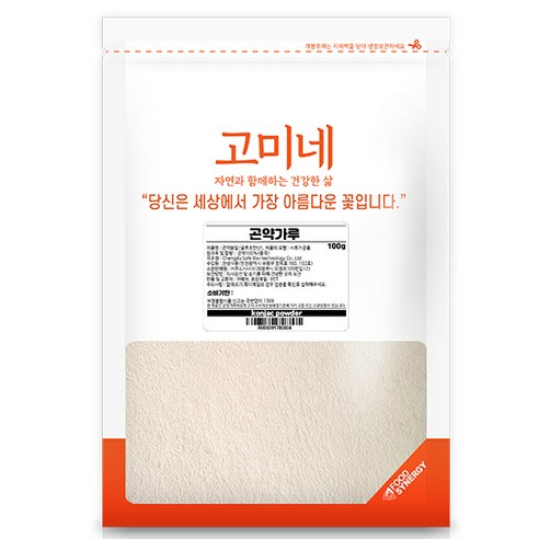고미네 곤약가루, 100g, 1개