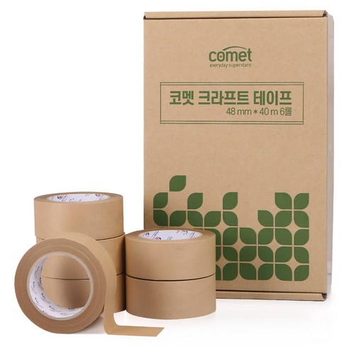   Komet Craft Box Tape 48 mm × 40 m 6 rolls