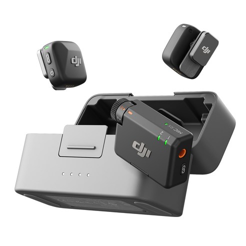 DJI Mic Mini 2 TX + 1 RX + 충전 케이스 무선 마이크, 단일색상