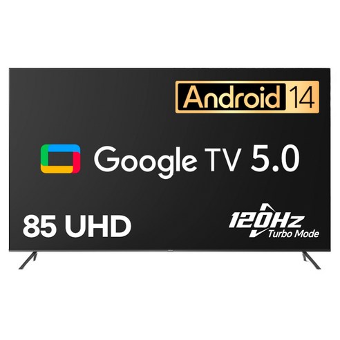 이스트라 4K UHD LED 120Hz AI 맥스 구글 5.0 스마트TV, 215cm(85인치), AN857UHD, 스탠드형, 방문설치