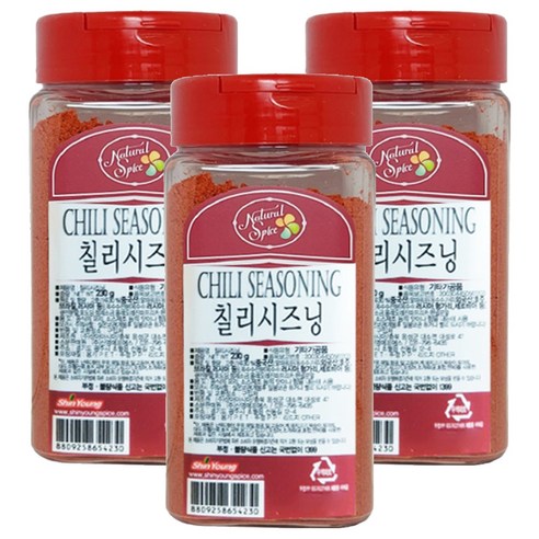내츄럴스파이스 칠리시즈닝, 230g, 3개