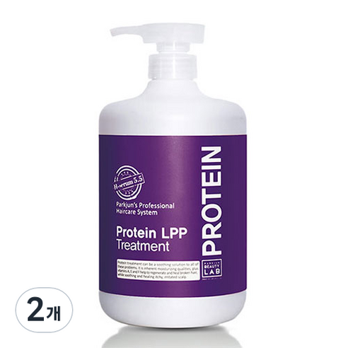 박준뷰티랩 LPP 단백질 트리트먼트 헤어팩 화이트 머스크, 1000ml, 2개
