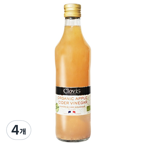 클로비스 애플사이다비니거, 4개, 1L