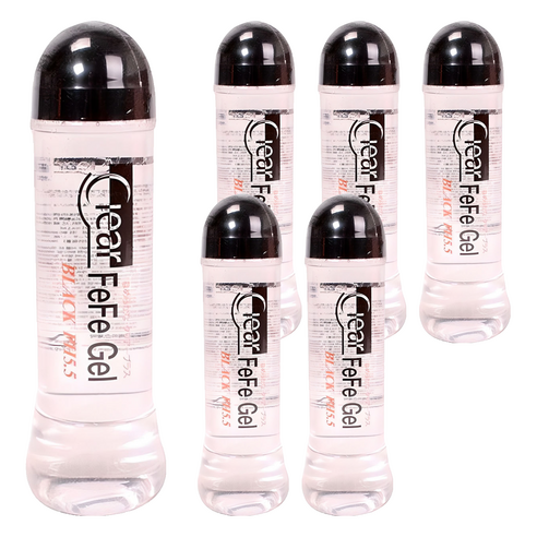 클리어페페 블랙 PH5.5 바디마사지 젤, 360ml, 6개