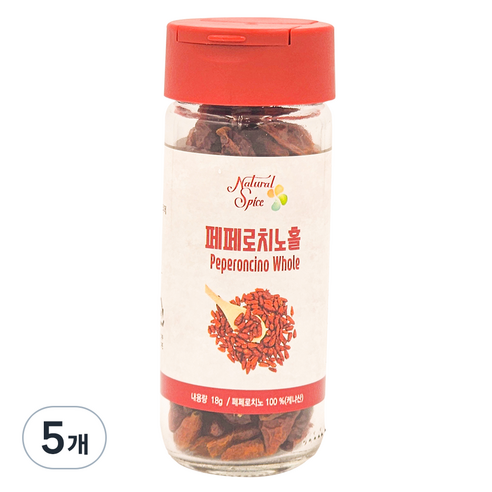 내츄럴스파이스 페페로치노 홀, 18g, 5개
