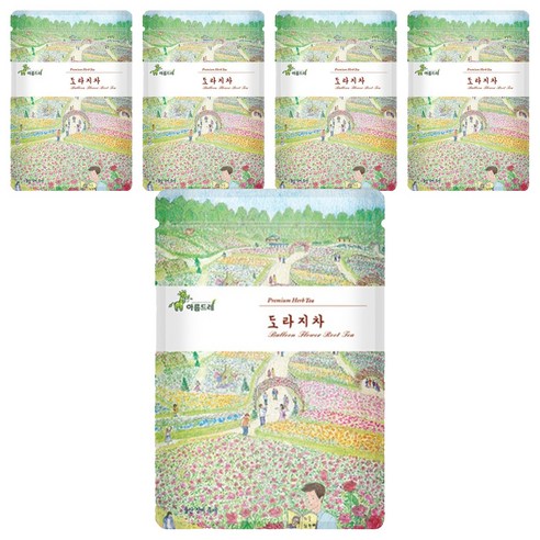 아름드레 삼각티백 도라지차, 1.5g, 25개입, 5개