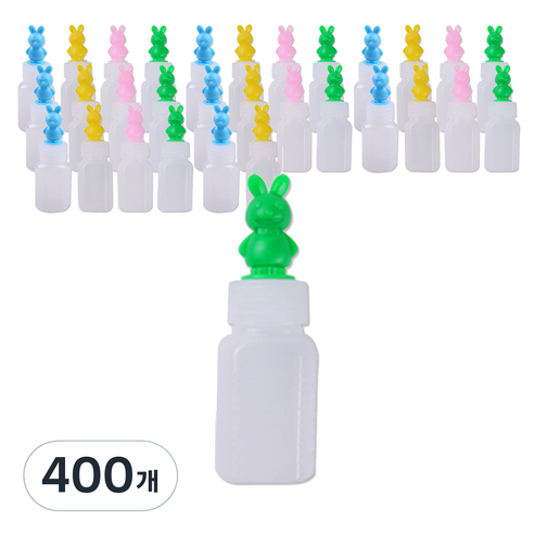 PE 불투명 말랑이 긴마개 토끼 투약병 랜덤발송 20ml, 400개