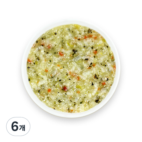 짱죽 실온 이유식 중기, 160g, 6개, 모듬야채죽
