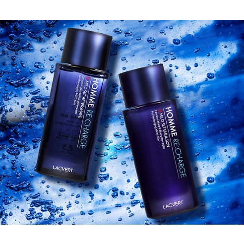 귀찮은 스킨케어는 이제 그만, 라끄베르 옴므 2종 세트로 간편하게 피부 관리하세요!