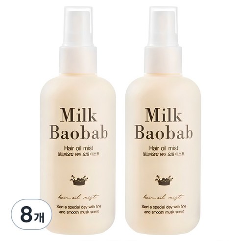 밀크바오밥 헤어 오일미스트, 120ml, 8개