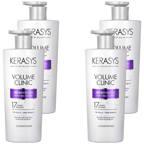 케라시스 볼륨 클리닉 단백질 컨디셔너, 600ml, 4개