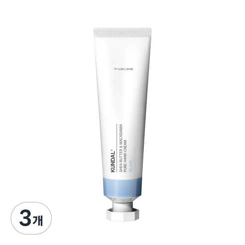 쿤달 시어버터 앤 마카다미아 퓨어 핸드크림 블랑향, 50ml, 3개