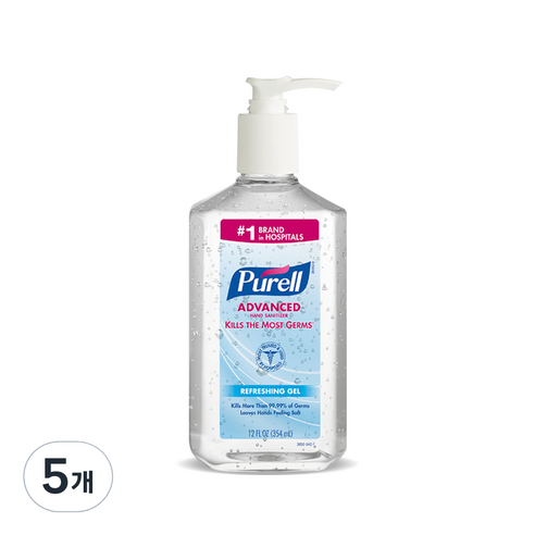 퓨렐 손소독제, 354ml, 5개