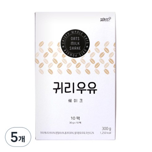 태광선식 귀리우유 쉐이크, 5개, 300g