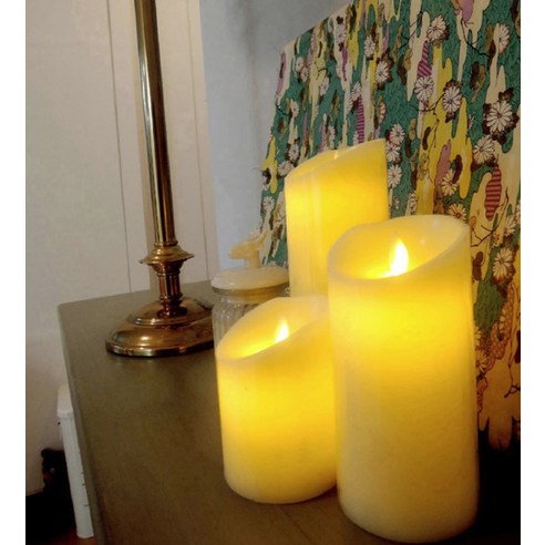 아늑한 분위기를 만들어주는 LED 캔들