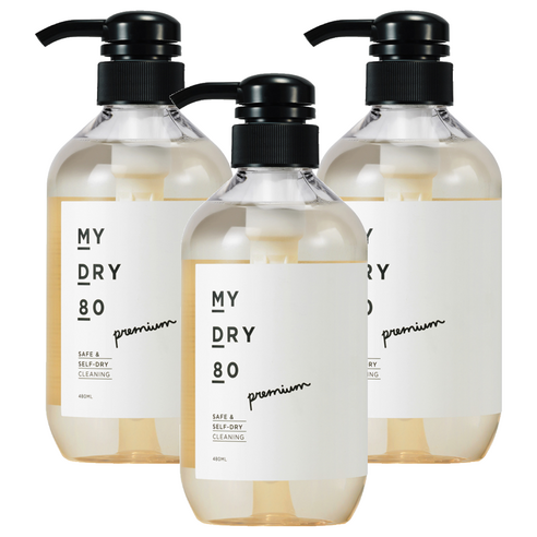 라비킷 마이드라이80 세탁세제 본품, 480ml, 3개