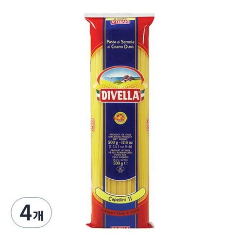 디벨라 까펠리니 파스타, 4개, 500g