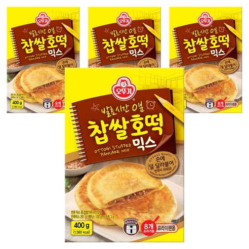 오뚜기 찹쌀호떡 믹스, 400g, 4개