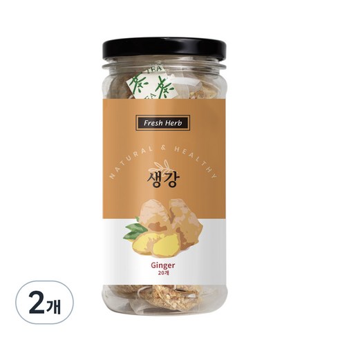 신선약초 생강차 삼각티백, 1.5g, 20개입, 2개