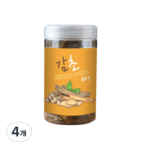 올바른상회 감초, 160g, 4개