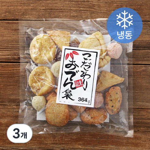 와카메 코다와리 오덴 후쿠로 (냉동), 364g, 3개