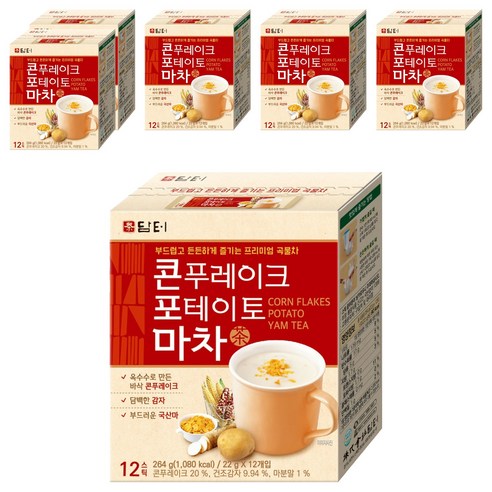 담터 콘푸레이크 포테이토 마차, 22g, 12개입, 6개