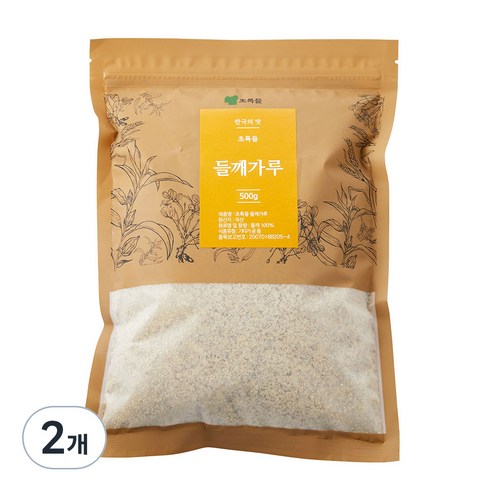 초록들 들깨가루, 500g, 2개