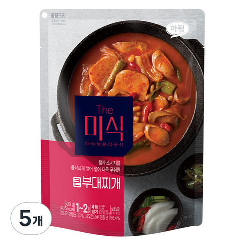 더미식 큰 부대찌개, 500g, 5개