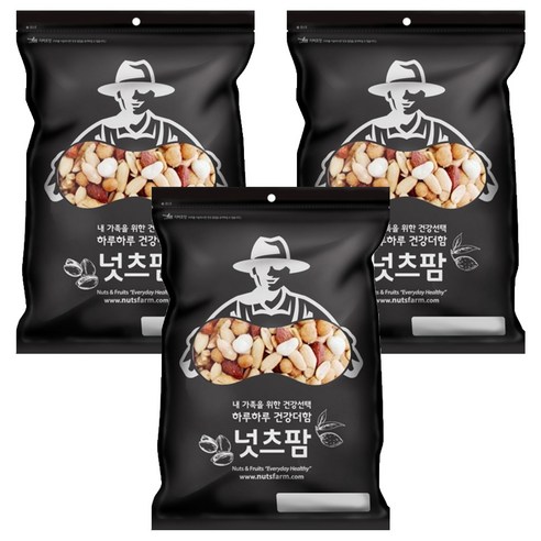 넛츠팜 믹스너트 요거트 혼합견과, 3개, 1kg