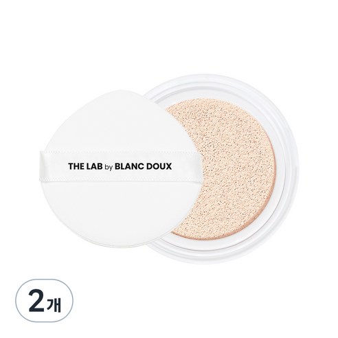 더랩바이블랑두 올리고 히알루론산 헬씨 크림 쿠션 리필 12g, 00호 퓨어 아이보리, 2개