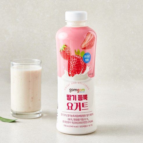 [로켓프레시] 곰곰 딸기 듬뿍 요거트