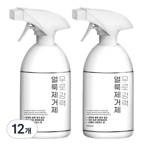 무로 강력 얼룩제거제, 500ml, 12개