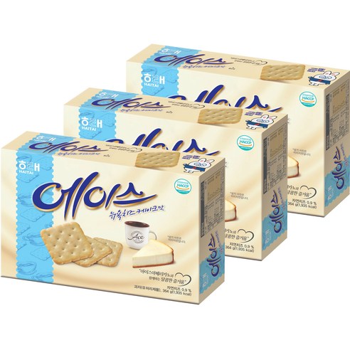 에이스 뉴욕치즈케이크맛, 364g, 3개