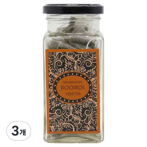 더허브스토리 허브차 루이보스 삼각티백, 1g, 3개, 15개입