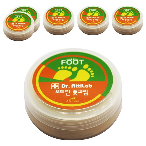 닥터아띠랩 보드란 풋크림 원형, 100g, 6개