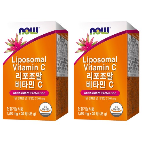 나우푸드 리포조말 비타민C 30p