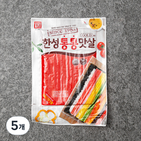 한성기업 한성 통통맛살 골드, 236g, 5개
