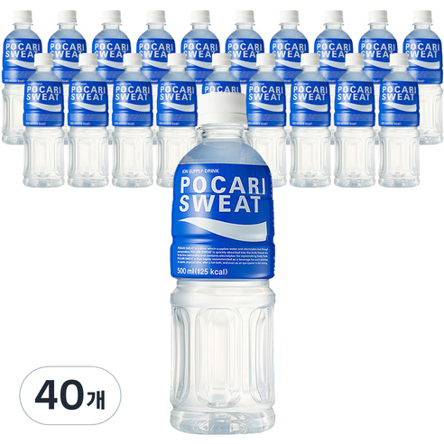 동아오츠카 포카리스웨트 500ml 40개 입니다. 
생수/음료