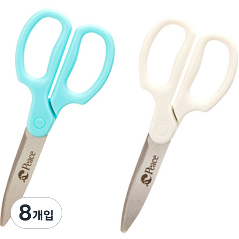 평화 다용도 애플가위, 랜덤 발송, 8개입