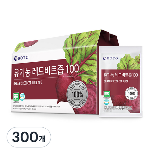 보뚜 레드비트즙 100, 90ml, 300개