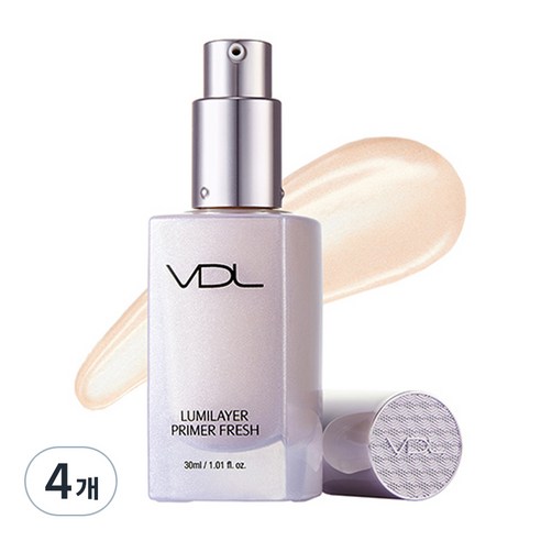 브이디엘 루미레이어 프라이머 프레쉬 30ml, 혼합색상, 4개