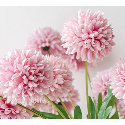 코코도르 조화 스틱 퐁퐁국화다발, 핑크계열의 아름다운 꽃다발, 리뉴얼 중인 제품, 로켓배송, 11,900원, 500개의 총평가, 5/5의 평점