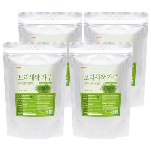 보리새싹가루, 4개, 300g