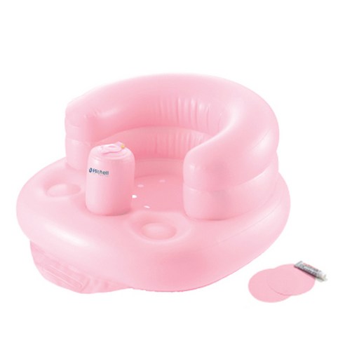 릿첼 베이비 소프트 의자 + 수리용 패치, 핑크