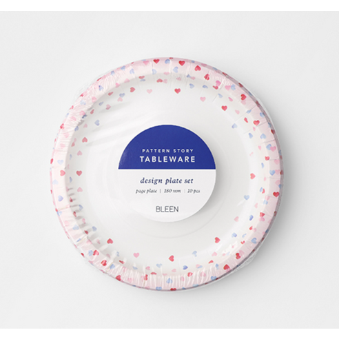 사랑을 담은 테이블을 위한 블린 올 마이 하트 & 러브 세트