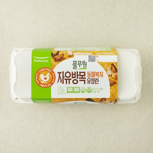 풀무원 동물복지 인증 자유방목 유정란 1번란 520g, 10구, 1개