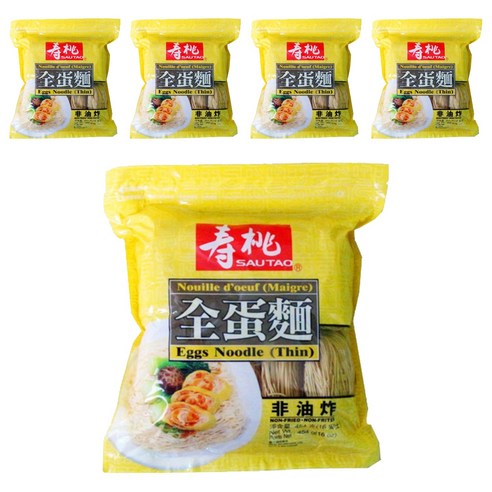 사우타오 몬 홍콩면 에그누들, 5개, 454g